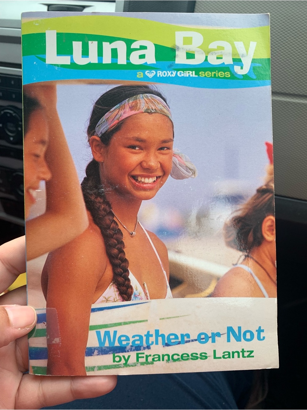 Vintage Luna Bay "Weather or Not" Book — Green & Blue Cover